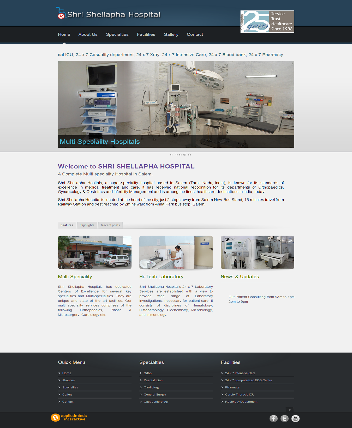 Shellapha Hospital_Hopital Website